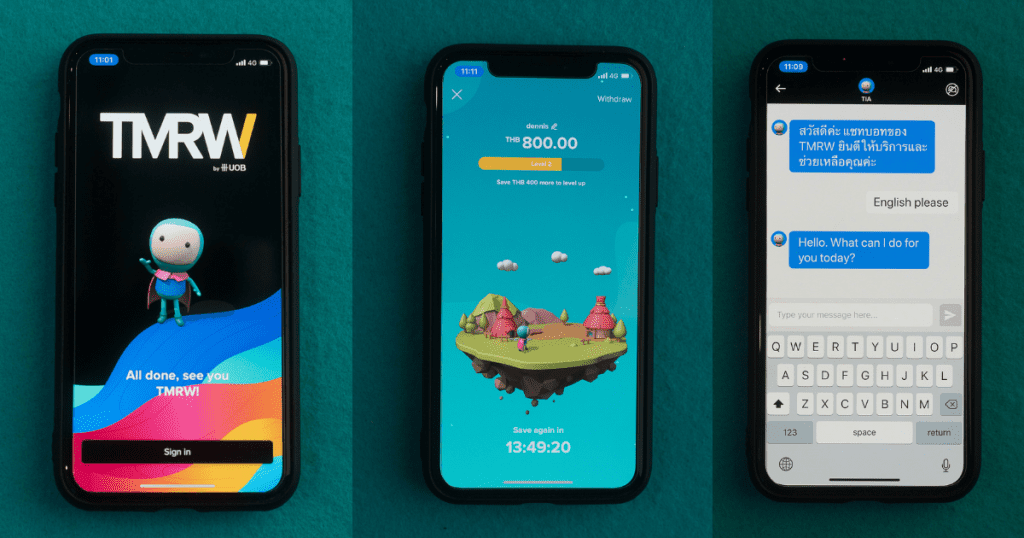 niche banks mockups